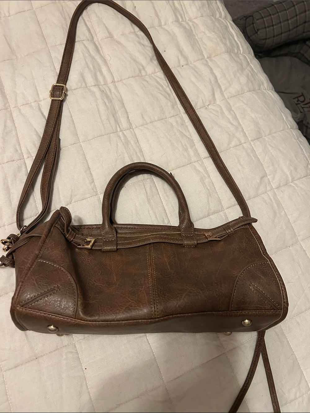 Brown Women's Crossbody Satchel